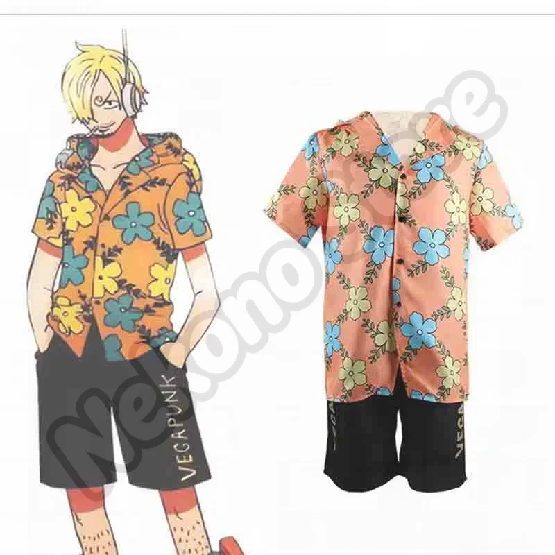 Anime Sanji Egghead Arc Cosplay Costume Short Sleeve Shirt Trouses Wig Set Men Halloween Role Play Clothing
Anime Sanji Egghead Arc Cosplay Costume Short Sleeve Shirt Trouses Wig Set Men Halloween Role Play Clothing