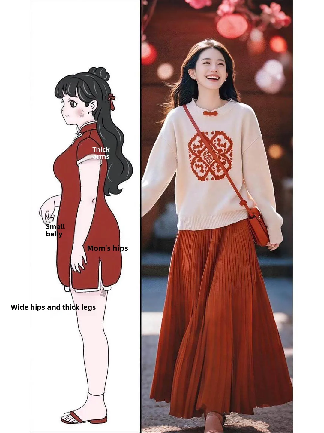 Red Knitted Sweater And Pleated Skirt Set Women's plus Size Autumn Faion Casual Sle Office Wear Two-Piece Suit for New Year
Red Knitted Sweater And Pleated Skirt Set Women's plus Size Autumn Faion Casual Sle Office Wear Two-Piece Suit for New Year