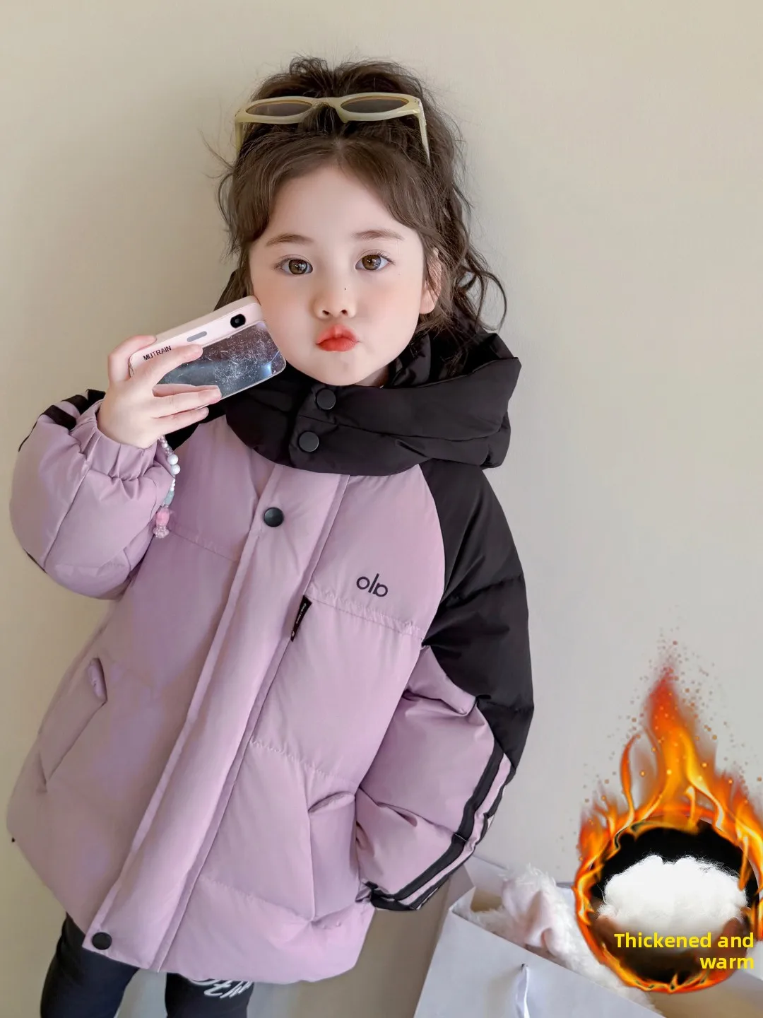 Trendy Thiened Warm Cotton Jaet for Girls Winter Faion Color Blo Design Children's Coat Sli Baby Outerwear
Trendy Thiened Warm Cotton Jaet for Girls Winter Faion Color Blo Design Children's Coat Sli Baby Outerwear