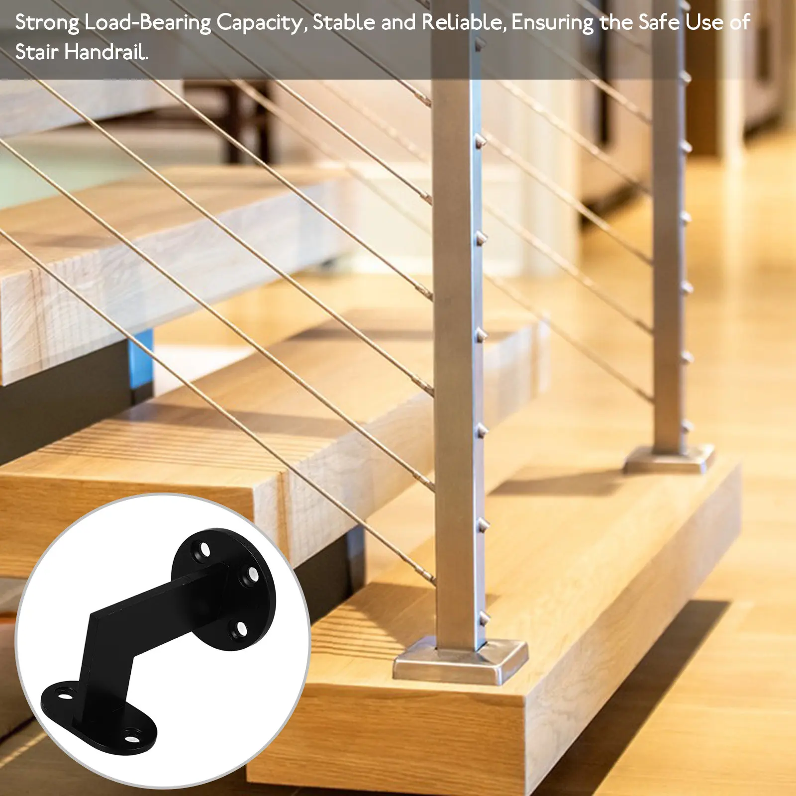 Handrail Brackets for Indoor Stairs Stainless Steel Stair Railing Support Bracket Wall Mount Banister Bracket Corridor Stairway
Handrail Brackets for Indoor Stairs Stainless Steel Stair Railing Support Bracket Wall Mount Banister Bracket Corridor Stairway
