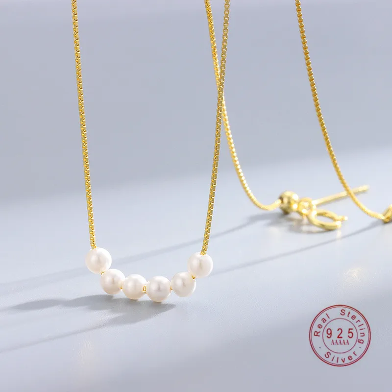 HI MAN 925 Sterling Silver French Simple Pearl Pendant Necklace Women Classic Fashion Wedding Bridal Party Jewelry Gift
HI MAN 925 Sterling Silver French Simple Pearl Pendant Necklace Women Classic Fashion Wedding Bridal Party Jewelry Gift
