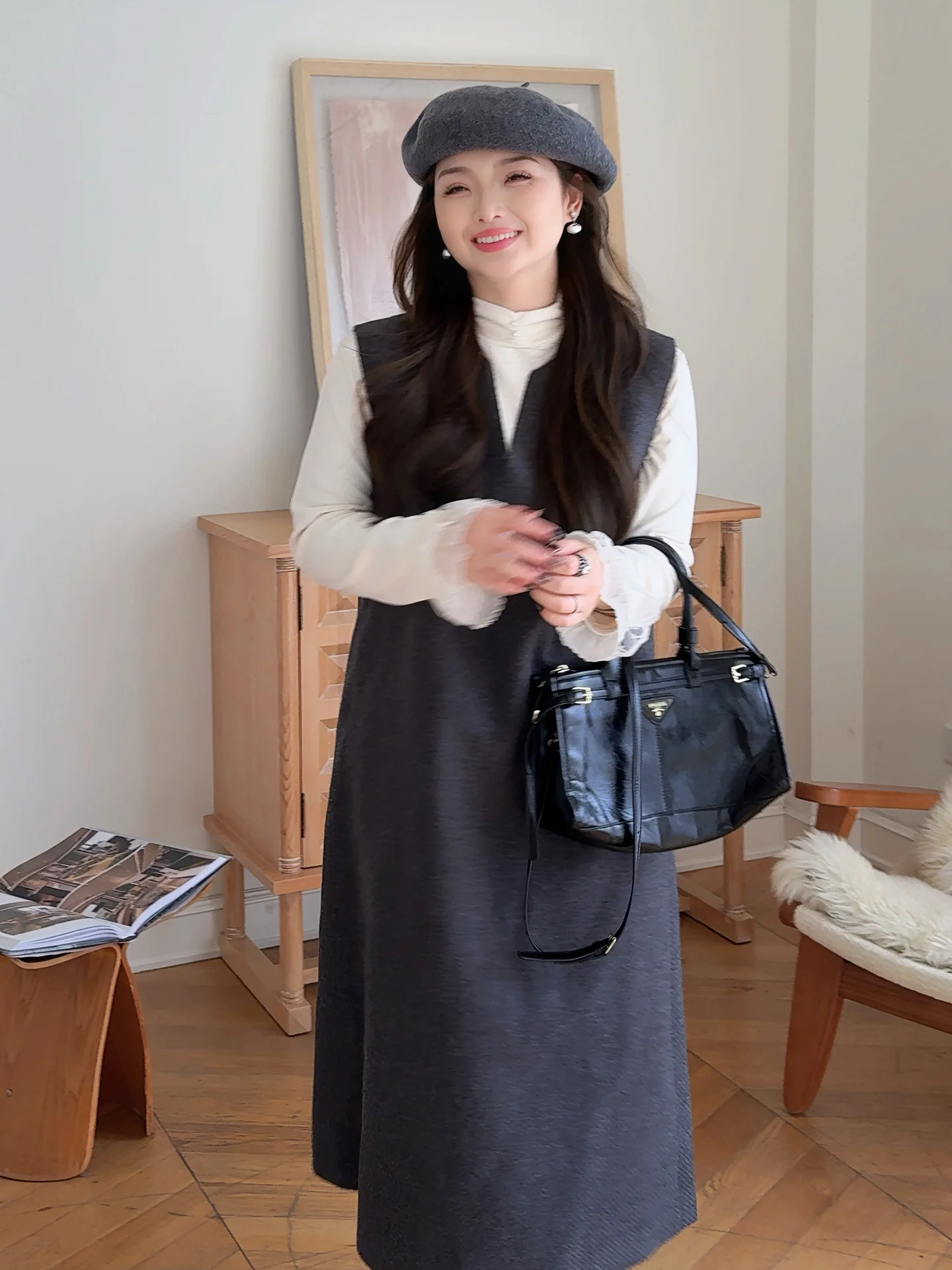 Женский модный комплект большого размера с высоким воротником, молочная бархатная основа irt Dr, костюм из двух предметов Long Sve Commute Sle, осенний ...
Женский модный комплект большого размера с высоким воротником, молочная бархатная основа irt Dr, костюм из двух предметов Long Sve Commute Sle, осенний ...