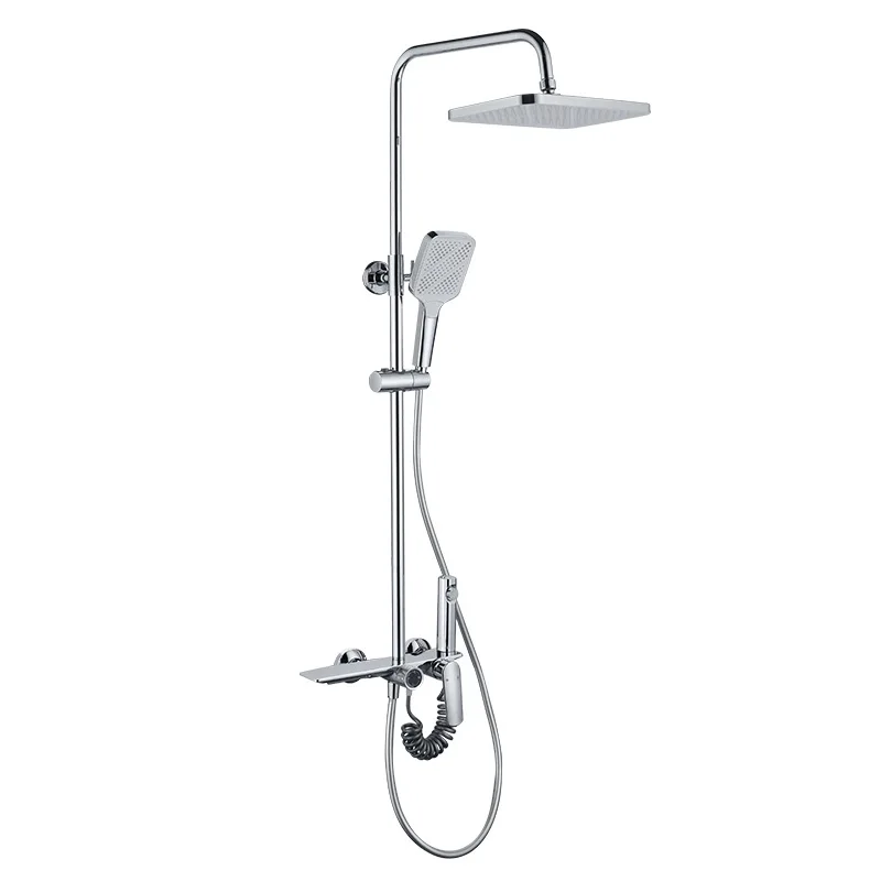 Large storage shower shower set, simple, household, bathroom 59A brass, hot and cold pressure and explosion-proof
Large storage shower shower set, simple, household, bathroom 59A brass, hot and cold pressure and explosion-proof