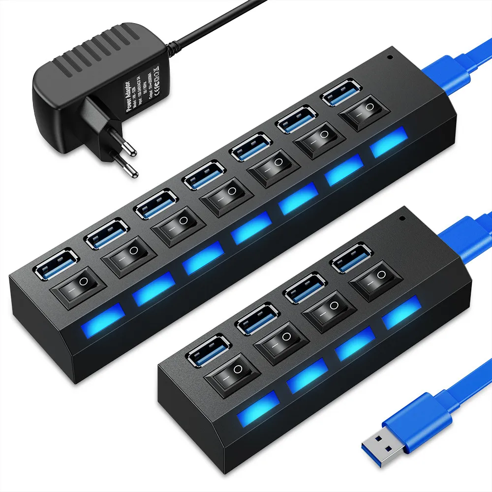 USB Hub 3.0 Hub USB 3 0 Multi USB Splitter USB 3 Hab Use Power Adapter USB 2.0 Hub 4/7 Port With Switch Computer Accessories
USB Hub 3.0 Hub USB 3 0 Multi USB Splitter USB 3 Hab Use Power Adapter USB 2.0 Hub 4/7 Port With Switch Computer Accessories