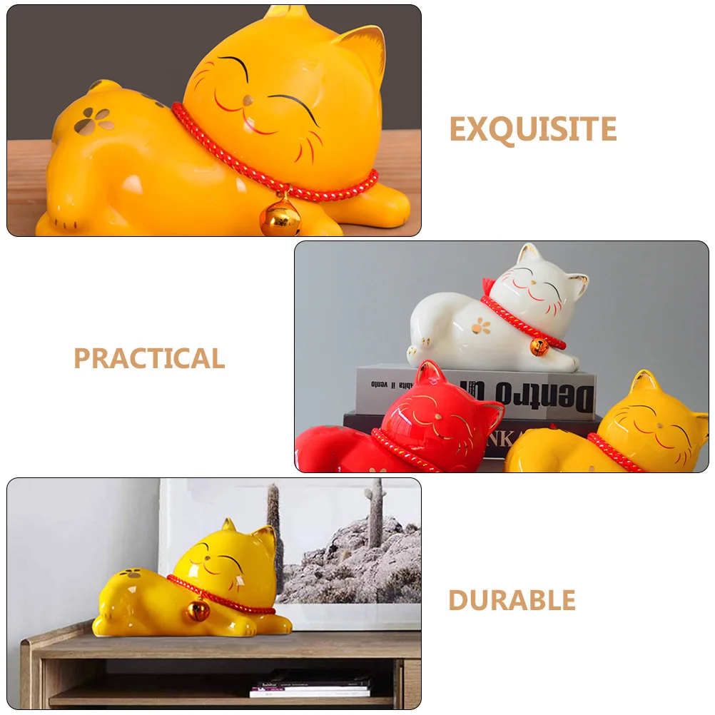 Ceramic Cat Figurine Decorative Statue Cartoon naments Home Party Garden Decoration Desktop Accessory Beautiful Design
Ceramic Cat Figurine Decorative Statue Cartoon naments Home Party Garden Decoration Desktop Accessory Beautiful Design