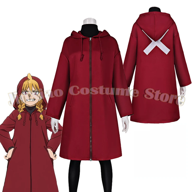 Anime Daemons Gabby Cosplay Costume Women Red Hooded Zip Up Long Jacket Coat Shadow Realm Outfits Halloween Party Comic Con Suit
Anime Daemons Gabby Cosplay Costume Women Red Hooded Zip Up Long Jacket Coat Shadow Realm Outfits Halloween Party Comic Con Suit