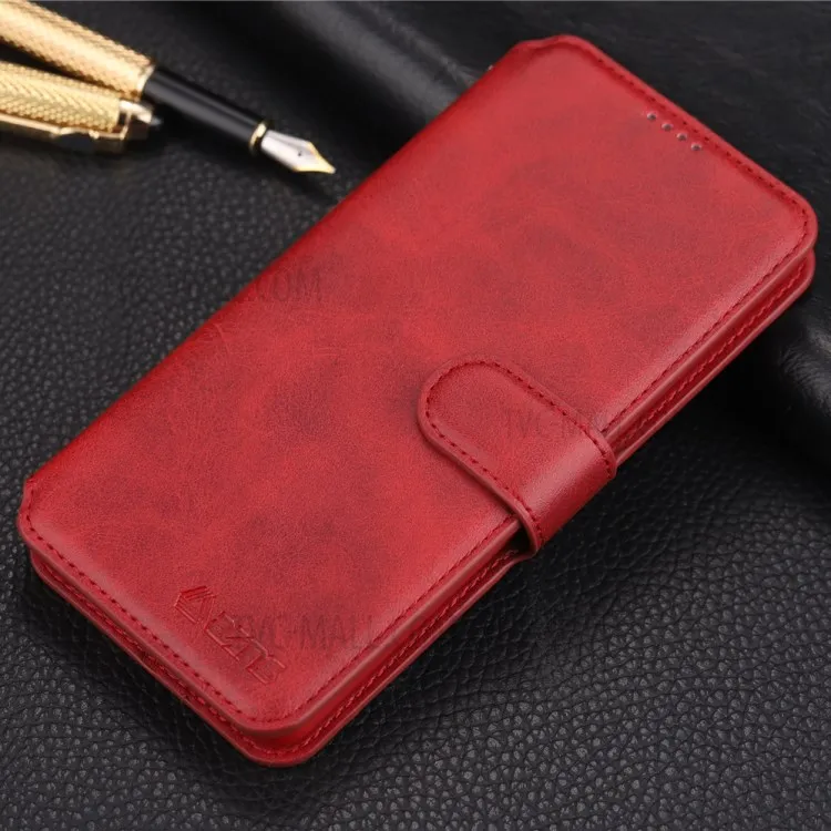 AZNS Wallet Leather Stand Cover for Samsung Galaxy S10 - Red 
AZNS Wallet Leather Stand Cover for Samsung Galaxy S10 - Red