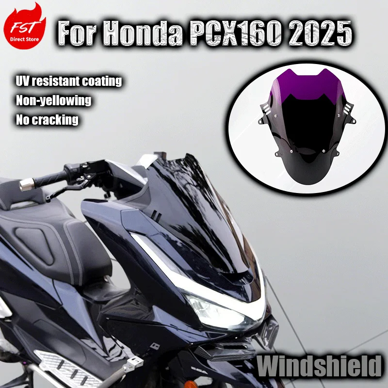 Модифицированное гоночное ветровое стекло для Honda PCX160 2025 года, аксессуары для ветрового стекла PCX160 (Таиланд)
Модифицированное гоночное ветровое стекло для Honda PCX160 2025 года, аксессуары для ветрового стекла PCX160 (Таиланд)
