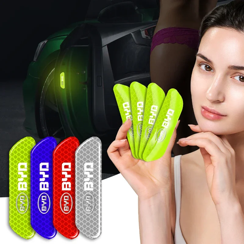 4pcs Car Door Reflective Strips security Warning Stickers For BYD Atto 3 Act 3 Tang F3 E6 Yuan plus Song plus ev f0 f3 Qin Pro
4pcs Car Door Reflective Strips security Warning Stickers For BYD Atto 3 Act 3 Tang F3 E6 Yuan plus Song plus ev f0 f3 Qin Pro