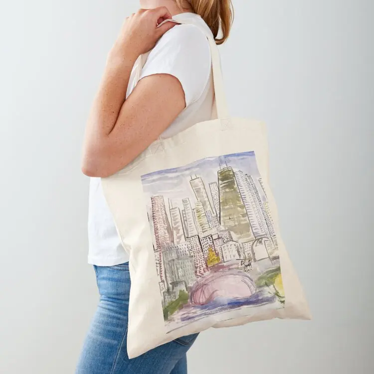 Windy City Watercolor-Acrylic Tote Bag sacs de shopping personalized tote tote bags men Women bags
Windy City Watercolor-Acrylic Tote Bag sacs de shopping personalized tote tote bags men Women bags