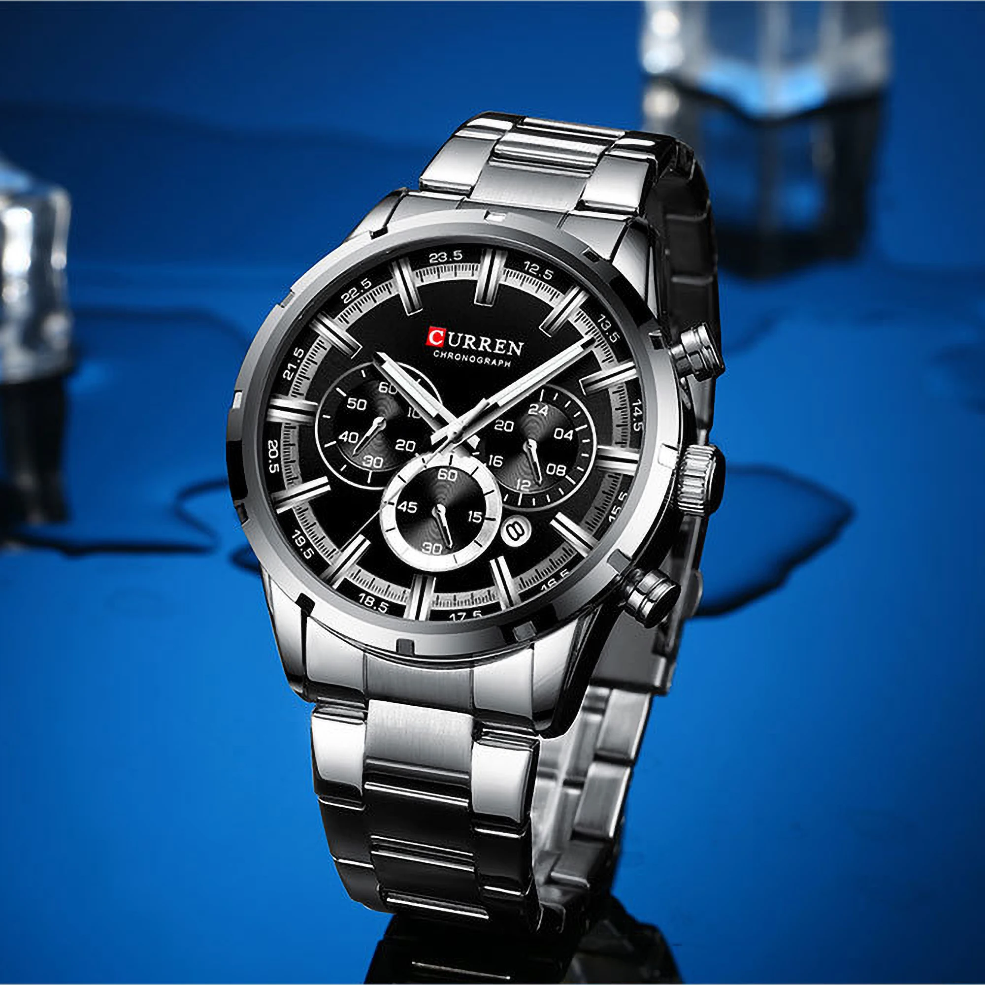 New Relogio Masculino CURREN Hot Fashion Mens Watches Top Brand Luxury Wrist Watch Quartz Clock Watch Men Waterproof Chronograph
New Relogio Masculino CURREN Hot Fashion Mens Watches Top Brand Luxury Wrist Watch Quartz Clock Watch Men Waterproof Chronograph