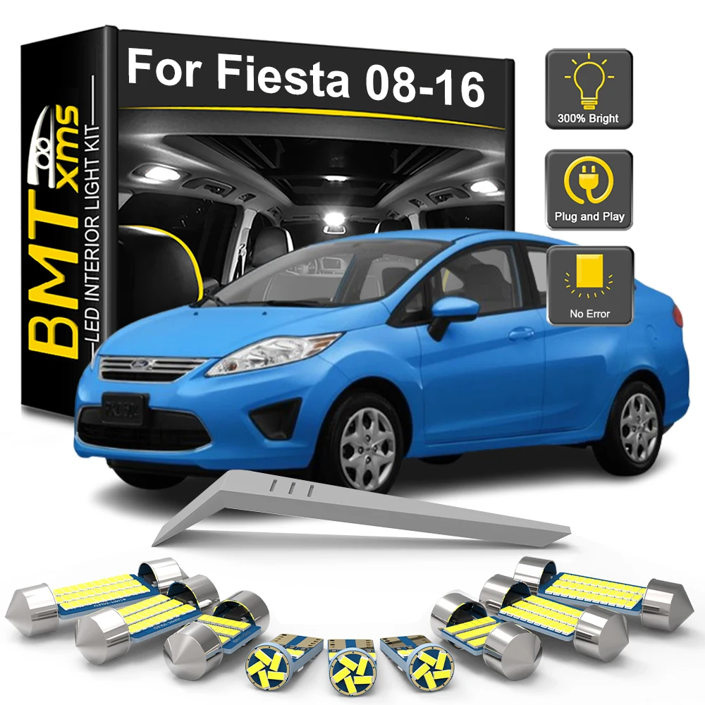 BMTxms 11Pcs For Ford Fiesta MK7 2008-2012 2013 2014 2015 2016 Car LED Interior Light Bulb Kit Dome Trunk Reading Indoor Lamp
BMTxms 11Pcs For Ford Fiesta MK7 2008-2012 2013 2014 2015 2016 Car LED Interior Light Bulb Kit Dome Trunk Reading Indoor Lamp