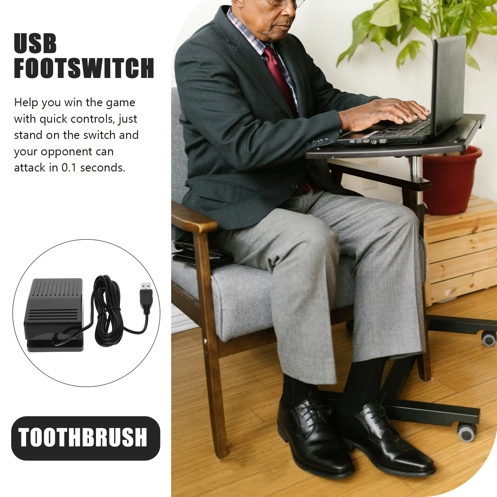 Foot Switch Ergonomic Pedal Momentary Controlled Power The Lap Gaming Usb Single Plastic
Foot Switch Ergonomic Pedal Momentary Controlled Power The Lap Gaming Usb Single Plastic