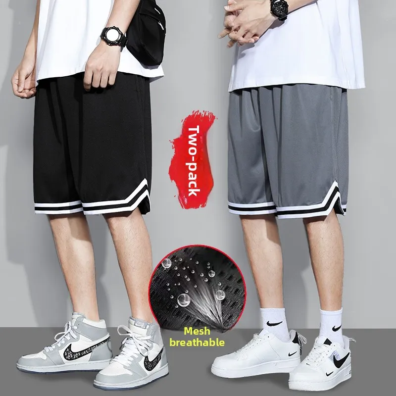 Мужские баскетбольные шорты из ледяного шелка, свободные, тонкие, летние, повседневные, с низкой талией, молодежные, модные, с низкой эластичностью, длиной до середины икры, прямого кроя
Мужские баскетбольные шорты из ледяного шелка, свободные, тонкие, летние, повседневные, с низкой талией, молодежные, модные, с низкой эластичностью, длиной до середины икры, прямого кроя