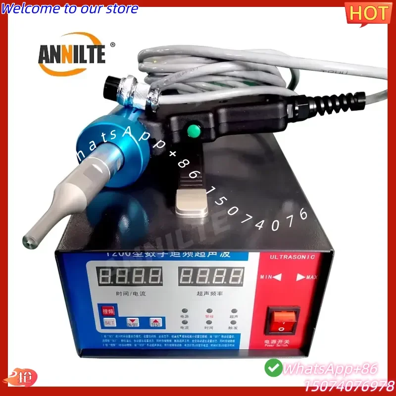 2026 Handheld Automatic Plastic Ultrasonic Welding Machine Spot Welding Machine for pp Manure Belt
2026 Handheld Automatic Plastic Ultrasonic Welding Machine Spot Welding Machine for pp Manure Belt