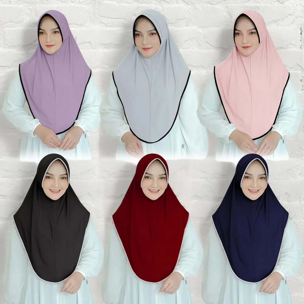 Hijab Malay Pullover Turban Solid Color Women's Cap Middle Eastern Scarf Hat One Piece Amira Islam Headscarf Pull On Head Wrap
Hijab Malay Pullover Turban Solid Color Women's Cap Middle Eastern Scarf Hat One Piece Amira Islam Headscarf Pull On Head Wrap