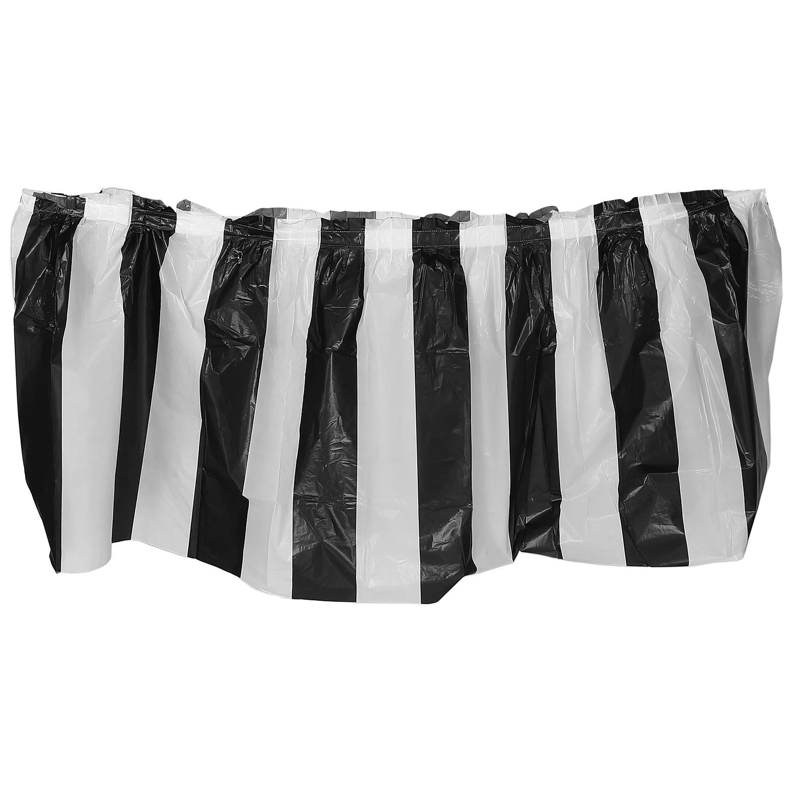 Plastic Waterproof Table Skirt Festive Stripe Birthday Party Holiday Table Skirt for Rectangle Tables Party Favor
Plastic Waterproof Table Skirt Festive Stripe Birthday Party Holiday Table Skirt for Rectangle Tables Party Favor