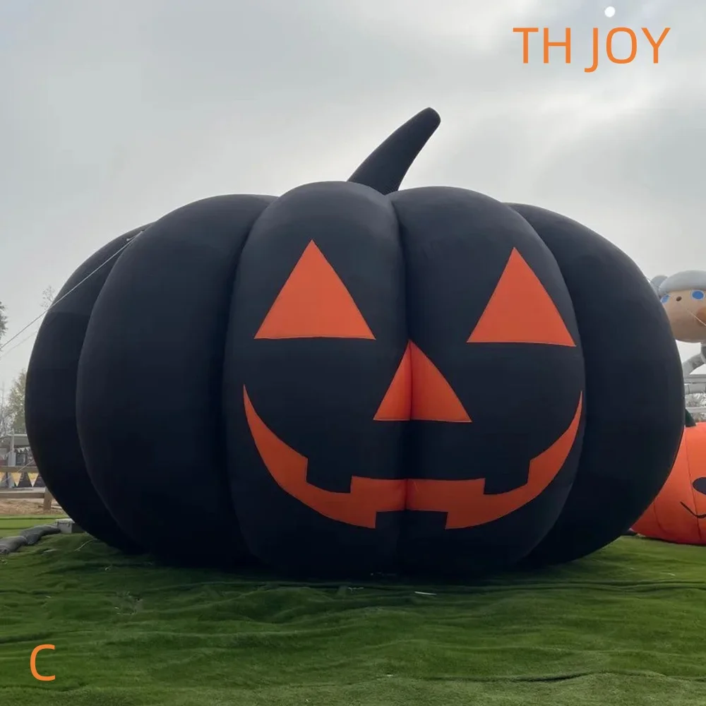 Черная индивидуальная гигантская надувная тыква на Хэллоуин, рекламная модель, праздничный надувной декор
Черная индивидуальная гигантская надувная тыква на Хэллоуин, рекламная модель, праздничный надувной декор