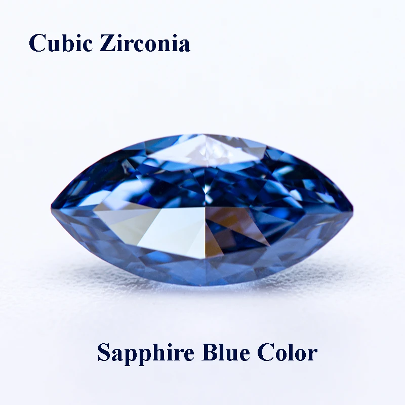 Cubic Zirconia Crushed Ice Cut Sapphire Blue Color Marquise Shape Charms Beads for Diy Jewelry Making Materials No Certificate
Cubic Zirconia Crushed Ice Cut Sapphire Blue Color Marquise Shape Charms Beads for Diy Jewelry Making Materials No Certificate