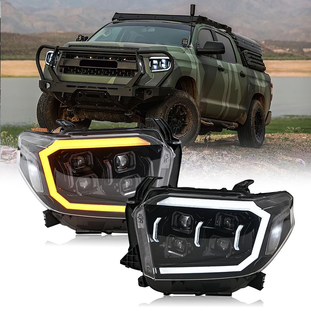 Pair Super Light Projector Lens DRL Headlight Assembly For Toyota Tundra 2014-2021 Headlamp
Pair Super Light Projector Lens DRL Headlight Assembly For Toyota Tundra 2014-2021 Headlamp