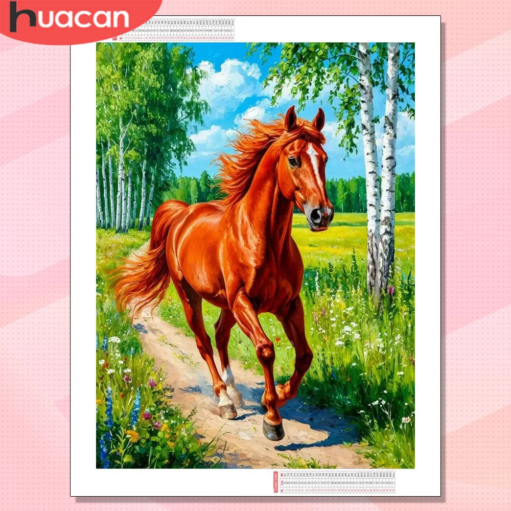 HUACAN Diamond Painting Sale Horse Animal Diamond Mosaic Art Kits Forest Nature Rhinestones Picture Squarre Round Drill
HUACAN Diamond Painting Sale Horse Animal Diamond Mosaic Art Kits Forest Nature Rhinestones Picture Squarre Round Drill