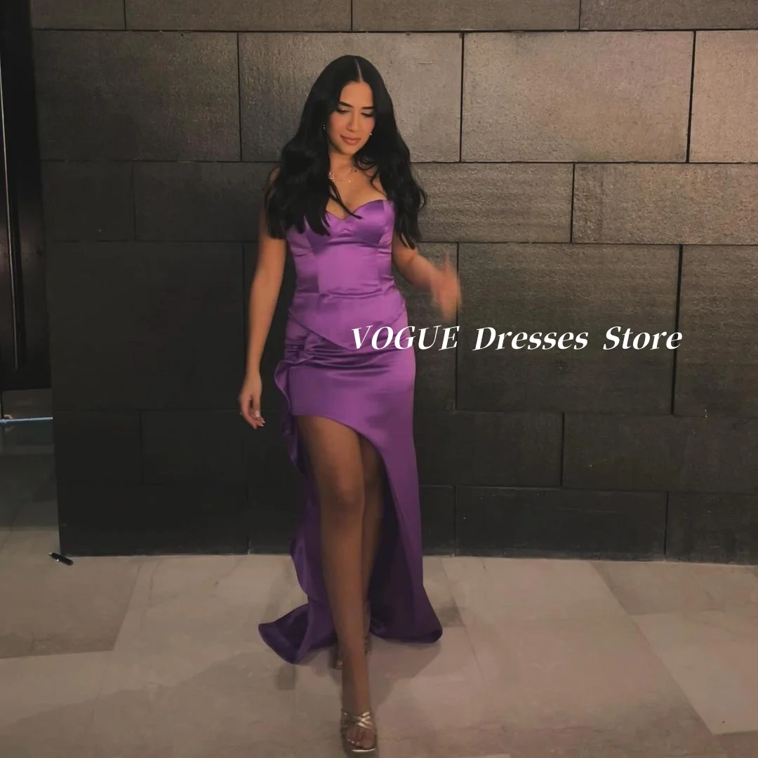 Sexy Slit Mermaid Prom Dresses Off Shoulder Purple Satin Evening Dresses 2025 فساتين للمناسبات الخاصة robes de soirée Customized
Sexy Slit Mermaid Prom Dresses Off Shoulder Purple Satin Evening Dresses 2025 فساتين للمناسبات الخاصة robes de soirée Customized