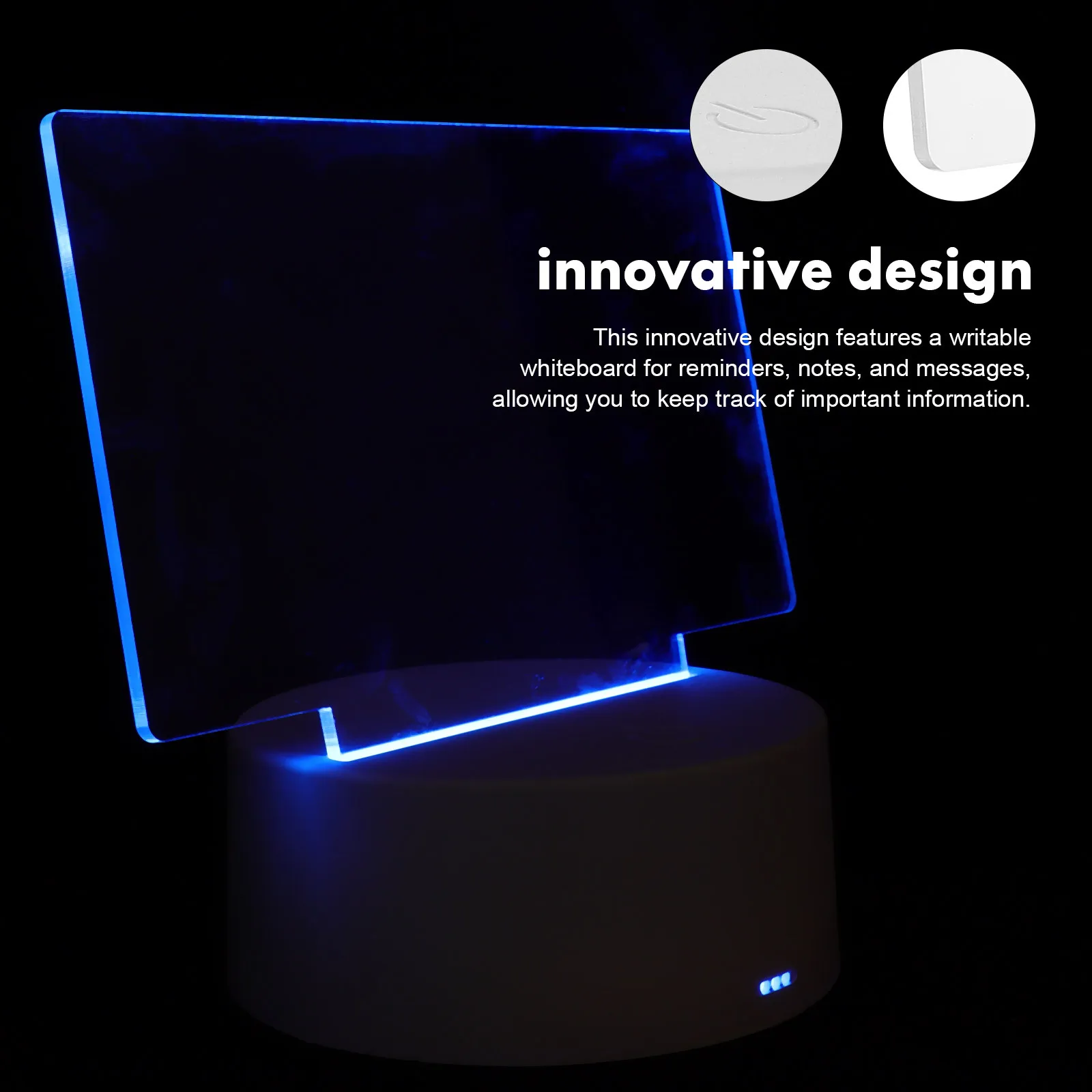 1Set Message Board Light Up Dry Erase Note Lamp Touch Dimming Writable LED Memo Desktop Board Note Lamp to Write on
1Set Message Board Light Up Dry Erase Note Lamp Touch Dimming Writable LED Memo Desktop Board Note Lamp to Write on