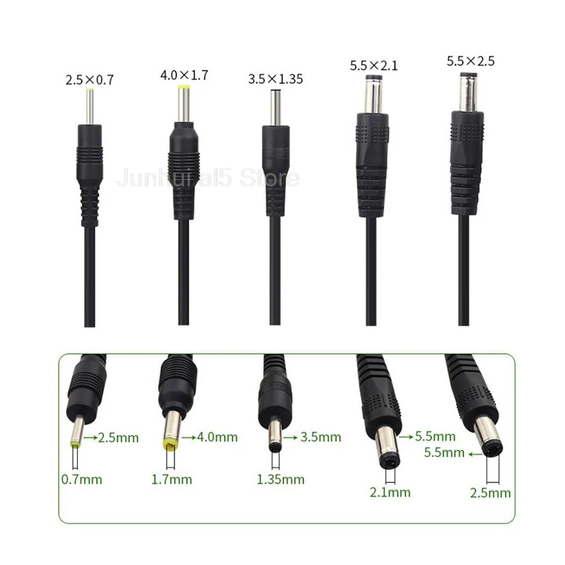 1Pcs USB A Male plug to DC 2.5 3.5 1.35 4.0 1.7 5.5 2.1 5.5 2.5mm Power supply Plug Jack type A extension cable connector cords
1Pcs USB A Male plug to DC 2.5 3.5 1.35 4.0 1.7 5.5 2.1 5.5 2.5mm Power supply Plug Jack type A extension cable connector cords