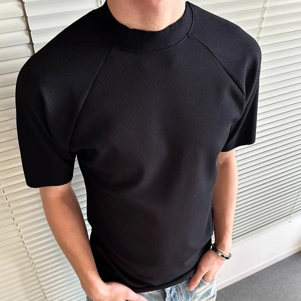 Short Sleeve Tee Men Summer T-Shirt Casual Outings Solid Color Texture Vacation Outfit Daily Wear O Neck Style
Short Sleeve Tee Men Summer T-Shirt Casual Outings Solid Color Texture Vacation Outfit Daily Wear O Neck Style