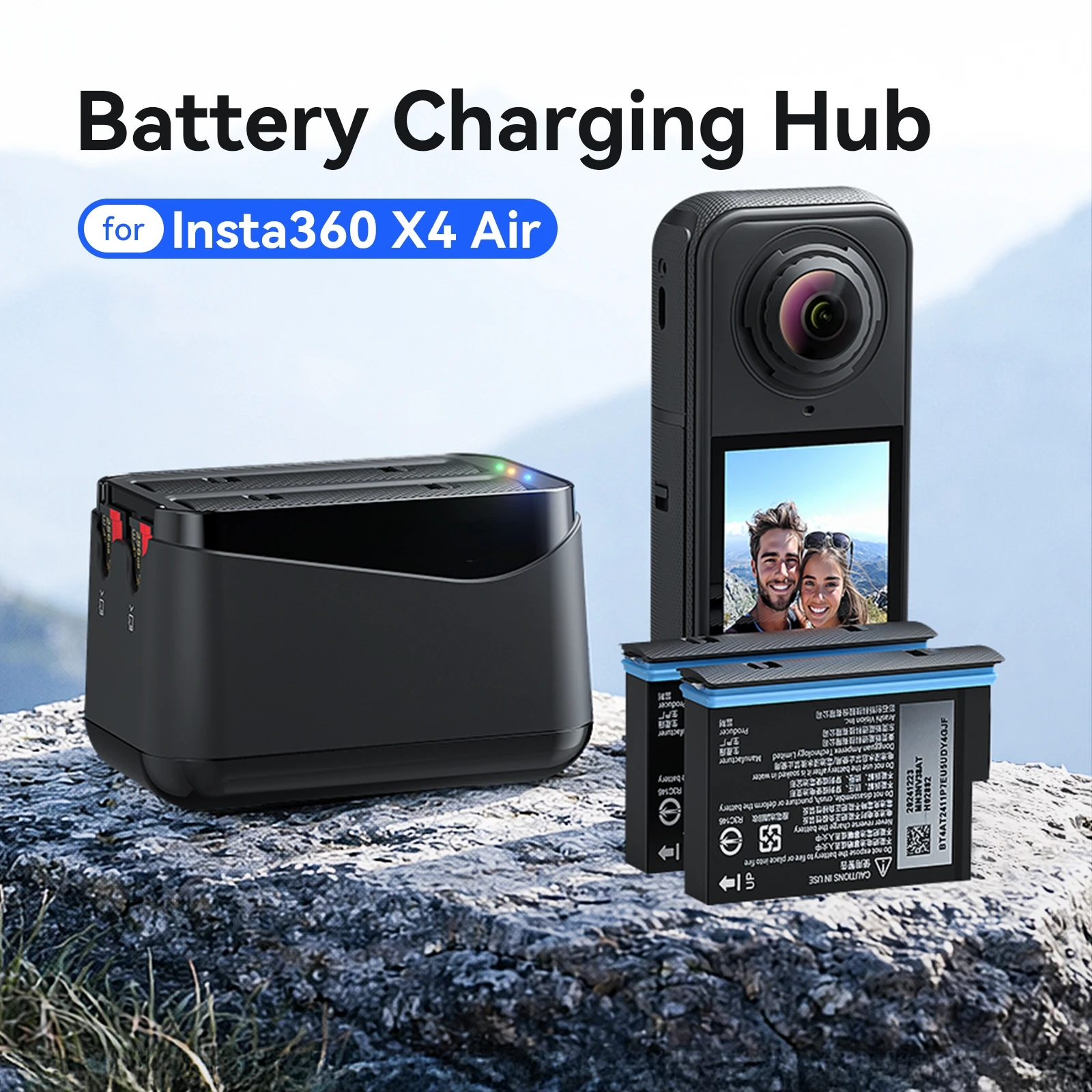 For Insta360 X4 Air battery fast charging box X4 Air charger accessories
For Insta360 X4 Air battery fast charging box X4 Air charger accessories