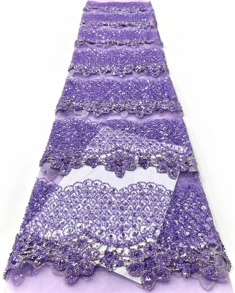 5Yards African Bridal Lace Fabric Beaded Sequins Embroidery High Quality French Tulle for Wedding Gown Nigerian Style
5Yards African Bridal Lace Fabric Beaded Sequins Embroidery High Quality French Tulle for Wedding Gown Nigerian Style