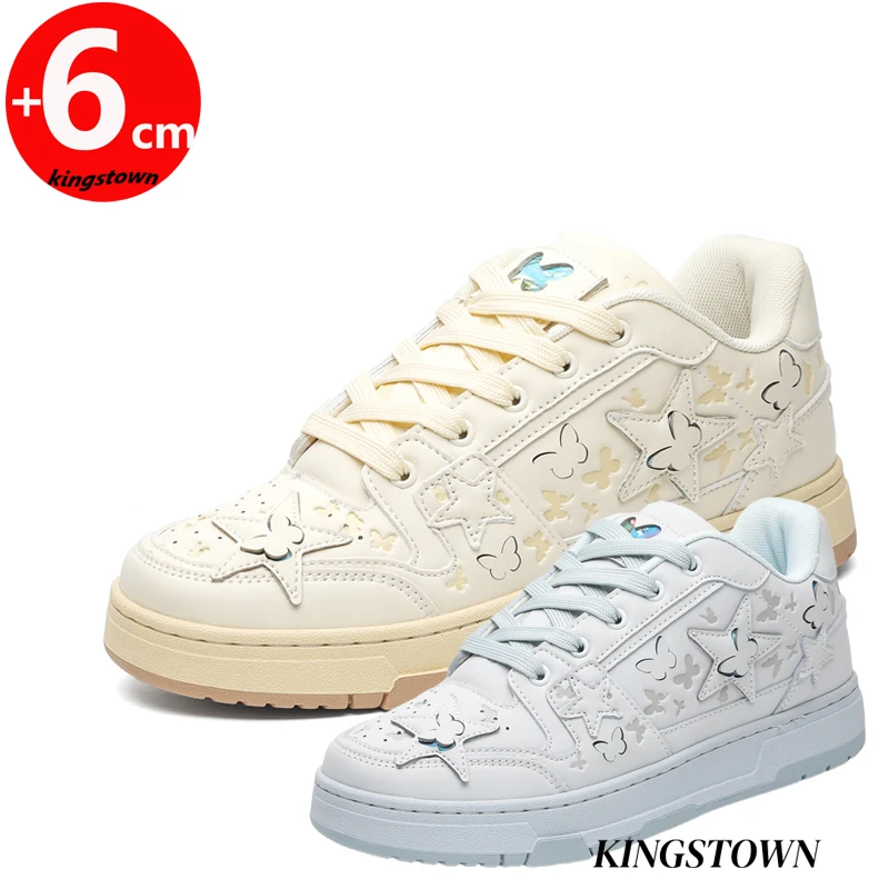 Chunky Elevator Sneakers Height Increase 6CM Unisex Sports Butterfly Star Shoes Plus Size 35-46
Chunky Elevator Sneakers Height Increase 6CM Unisex Sports Butterfly Star Shoes Plus Size 35-46
