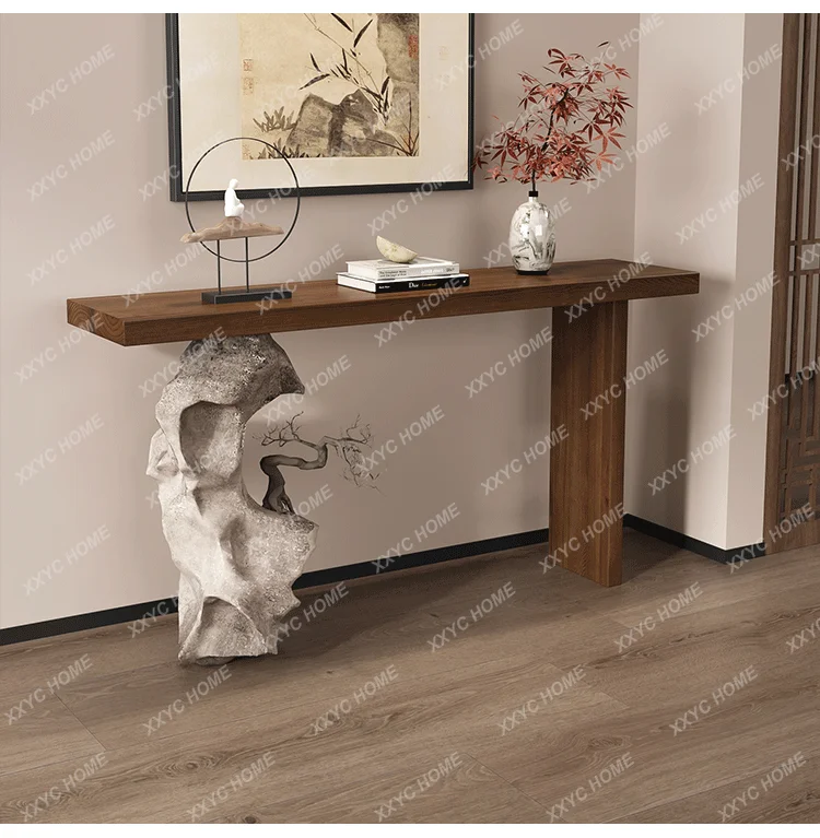 QQMedieval style solid wood entrance table Household entrance table Wabi Sansi
QQMedieval style solid wood entrance table Household entrance table Wabi Sansi