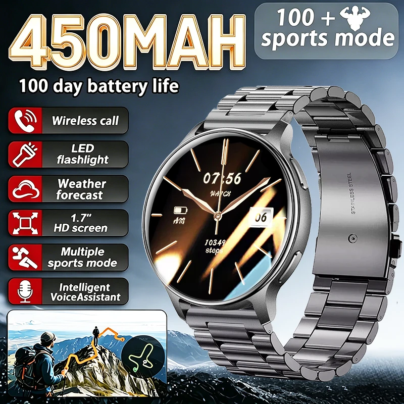 2026 Ultra-Thin Health Monitoring 450mAh SmartWatch Women 1.32-inch HD Large Screen Multiple Sports Modes Flashlight Smart Watch
2026 Ultra-Thin Health Monitoring 450mAh SmartWatch Women 1.32-inch HD Large Screen Multiple Sports Modes Flashlight Smart Watch
