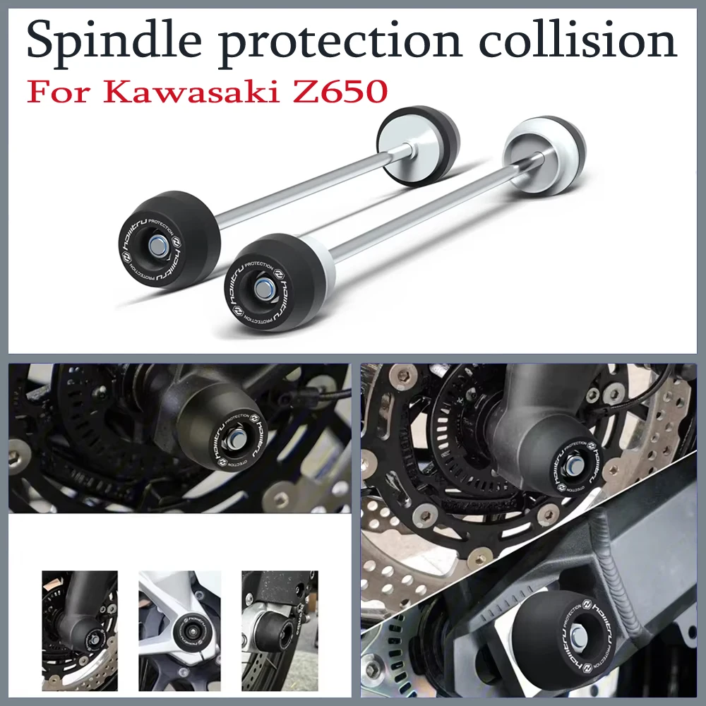 for KAWASAKI Z650 Z650RS Ninja 650 2017-2023 Motorcycle front and rear wheel axle protection device
for KAWASAKI Z650 Z650RS Ninja 650 2017-2023 Motorcycle front and rear wheel axle protection device