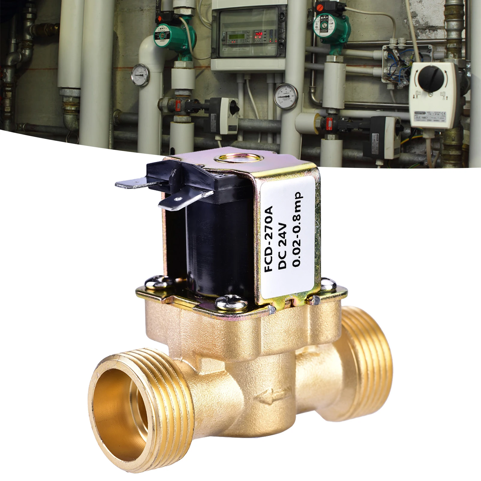 3/4" 24V Normally Closed Brass Electric Solenoid Magnetic Valve For Water Control Electric Magnetic Valve
3/4" 24V Normally Closed Brass Electric Solenoid Magnetic Valve For Water Control Electric Magnetic Valve