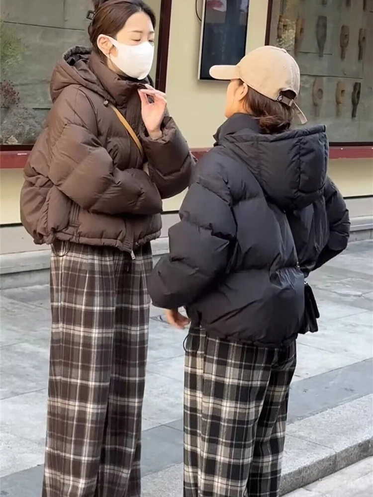 Женская хлопковая пуховая куртка-пуховик свободного кроя в корейском стиле, зимняя верхняя одежда, модная, на молнии
Женская хлопковая пуховая куртка-пуховик свободного кроя в корейском стиле, зимняя верхняя одежда, модная, на молнии