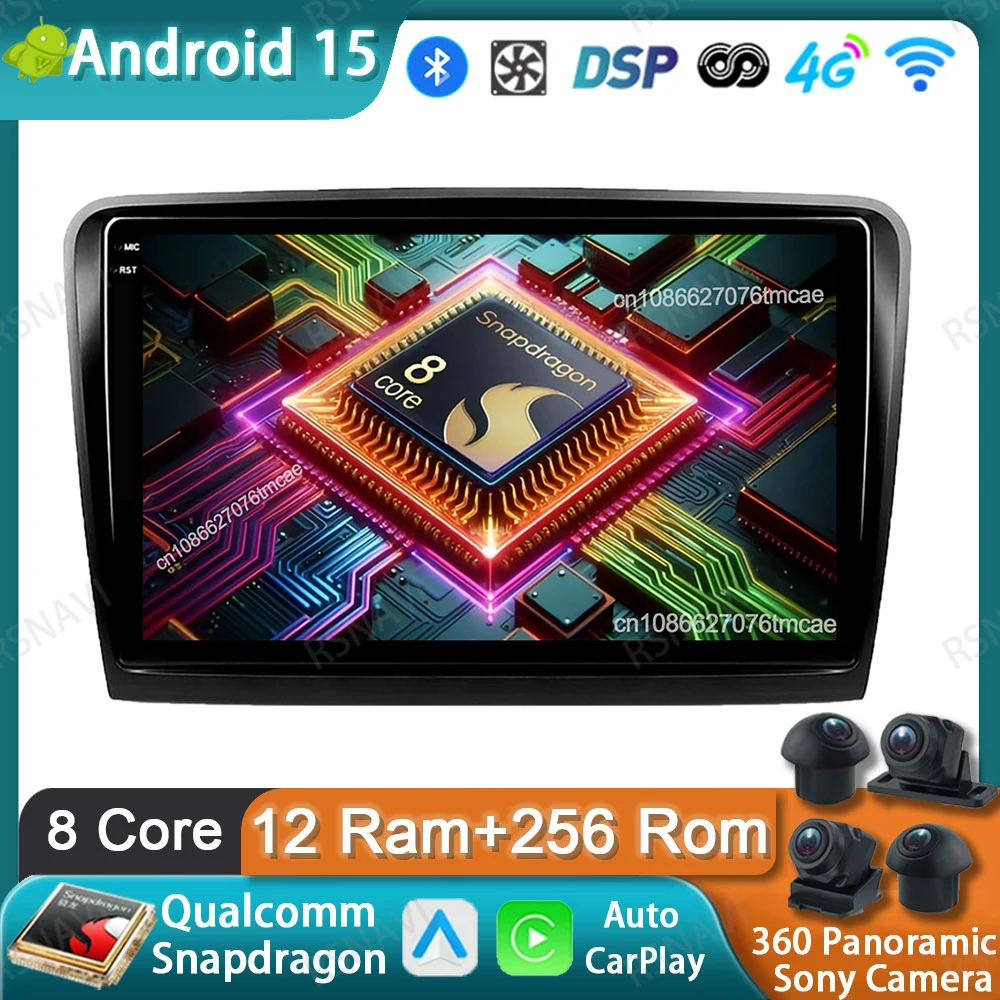 Автомобильный радиоприемник Android 15 для Skoda Superb 2 B6 2008 2009 2010 2011-2015 BT GPS 4G LTE Viedo Player QLED Автораadio DVD Стерео DSP
Автомобильный радиоприемник Android 15 для Skoda Superb 2 B6 2008 2009 2010 2011-2015 BT GPS 4G LTE Viedo Player QLED Автораadio DVD Стерео DSP