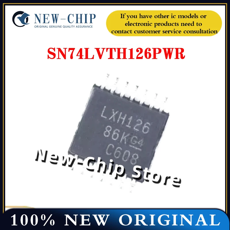 5PCS-100PCS/LOT SN74LVTH126PWR screen printing LXH126 TSSOP14 Buffer chip SN74LVTH126PW
5PCS-100PCS/LOT SN74LVTH126PWR screen printing LXH126 TSSOP14 Buffer chip SN74LVTH126PW