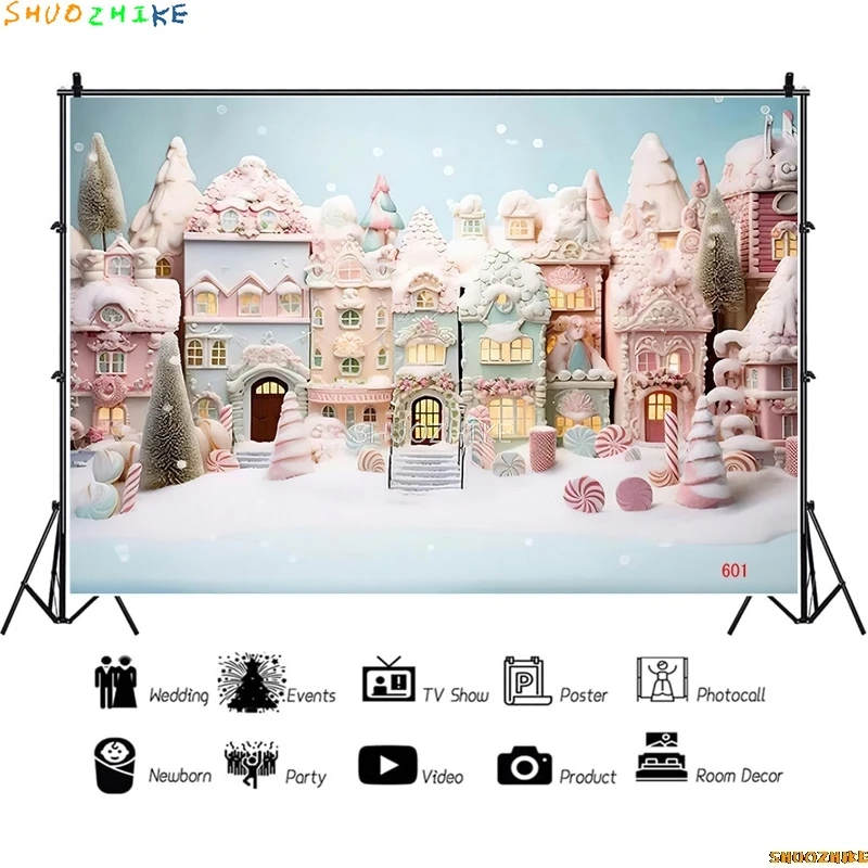 SHUOZHIKE Christmas Tree Window Candy Photography Backdrop Wooden Doors Snowman Cinema Pine New Year Background Prop DT-01
SHUOZHIKE Christmas Tree Window Candy Photography Backdrop Wooden Doors Snowman Cinema Pine New Year Background Prop DT-01