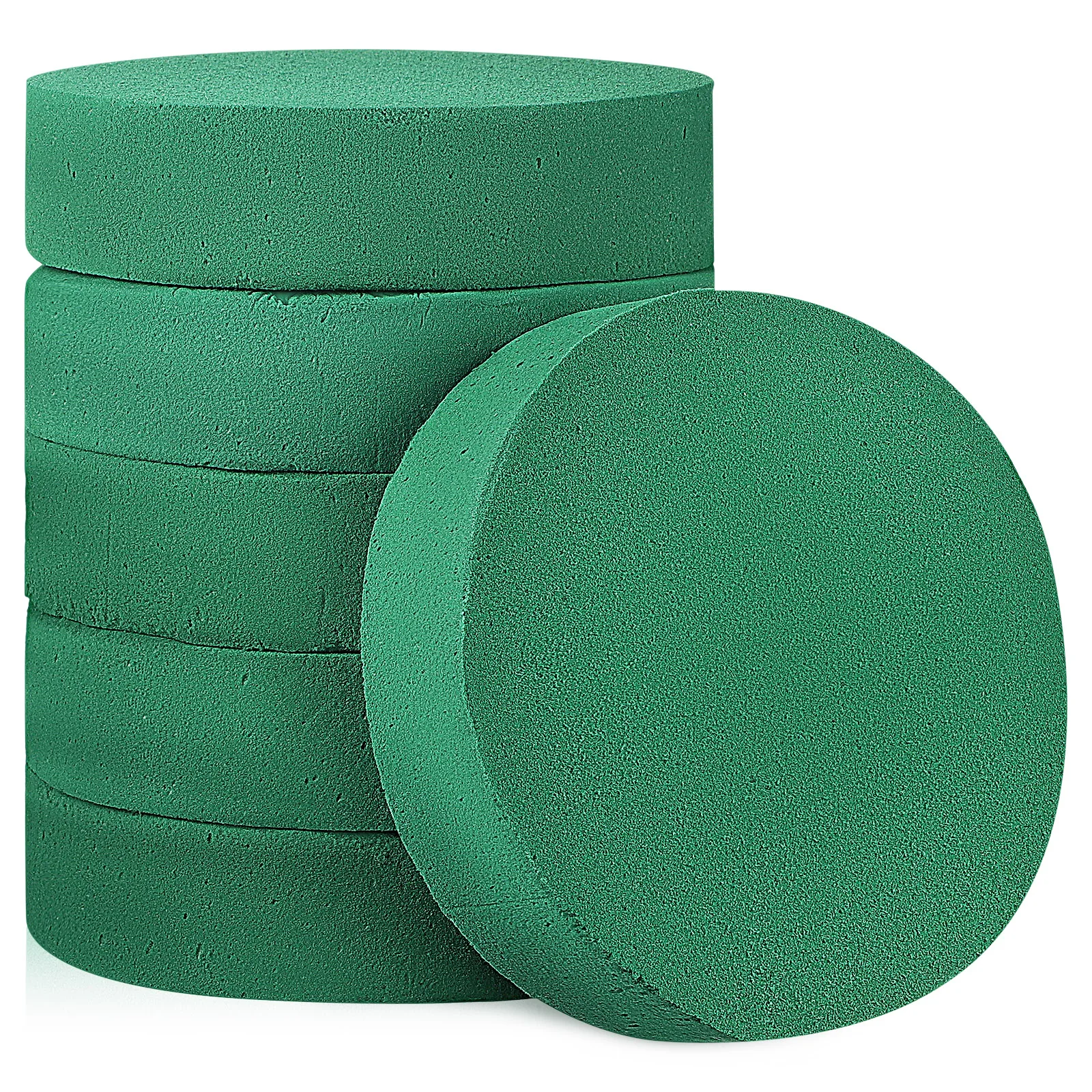 6pcs 6 Round Floral Foam Blocks 16 5x4cm Flower Arrangement Supplies Wedding Birthdays Church Decor Gardening Tools
6pcs 6 Round Floral Foam Blocks 16 5x4cm Flower Arrangement Supplies Wedding Birthdays Church Decor Gardening Tools
