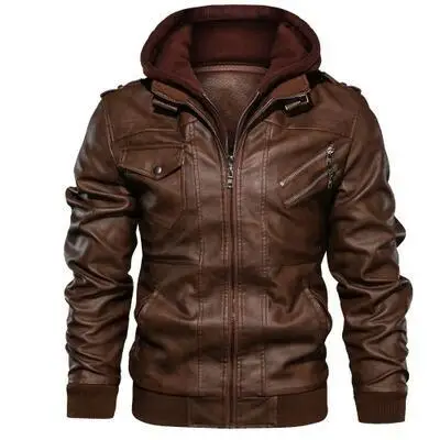 Leather Jacket Men's slim-fit zipper PU Jacket Fall men's leather Jacket Black
Leather Jacket Men's slim-fit zipper PU Jacket Fall men's leather Jacket Black