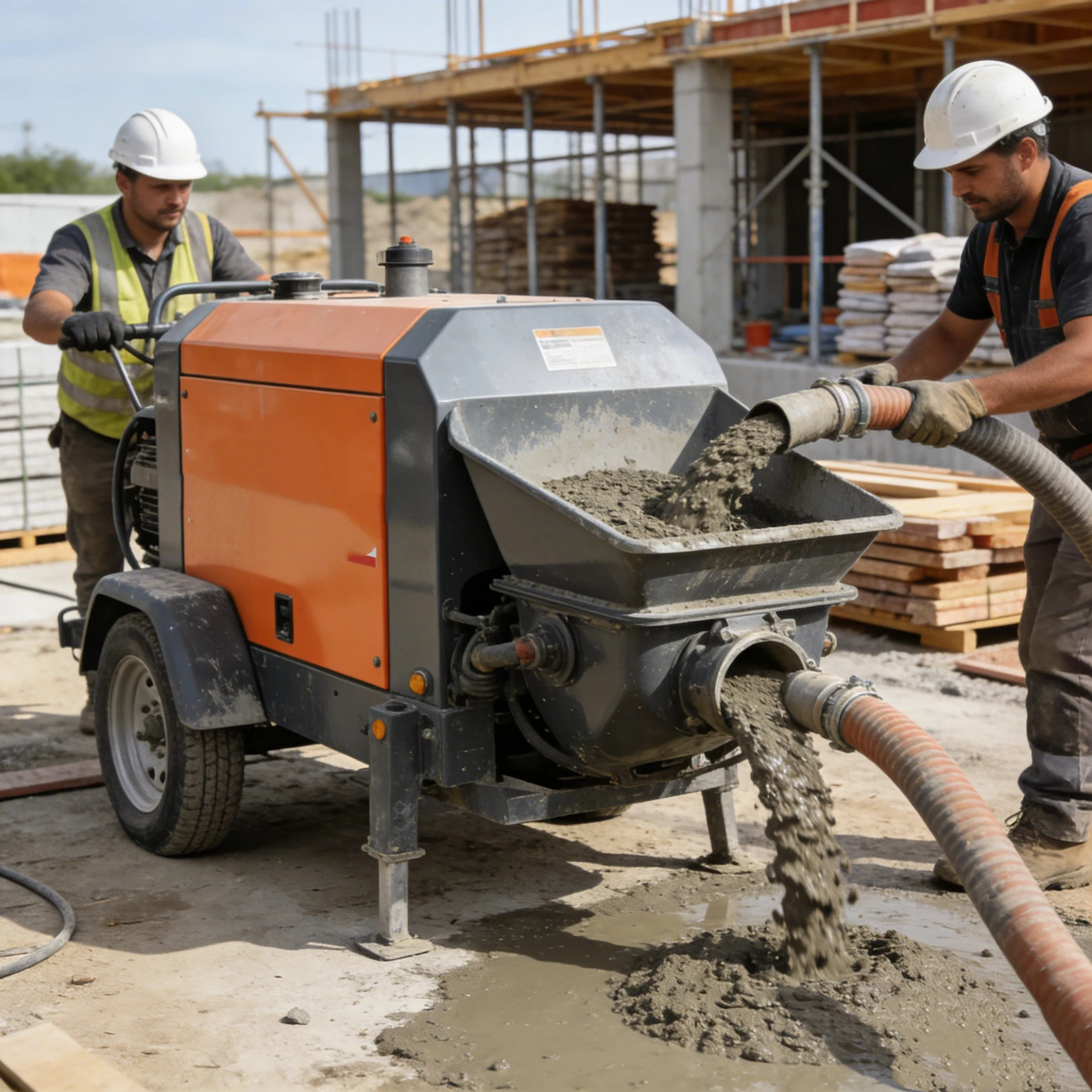 High Quality Concrete Transfer Pumps Concrete Mixer Truck Pump Small Concrete Pump Machine for Sale Factory Price customized
High Quality Concrete Transfer Pumps Concrete Mixer Truck Pump Small Concrete Pump Machine for Sale Factory Price customized