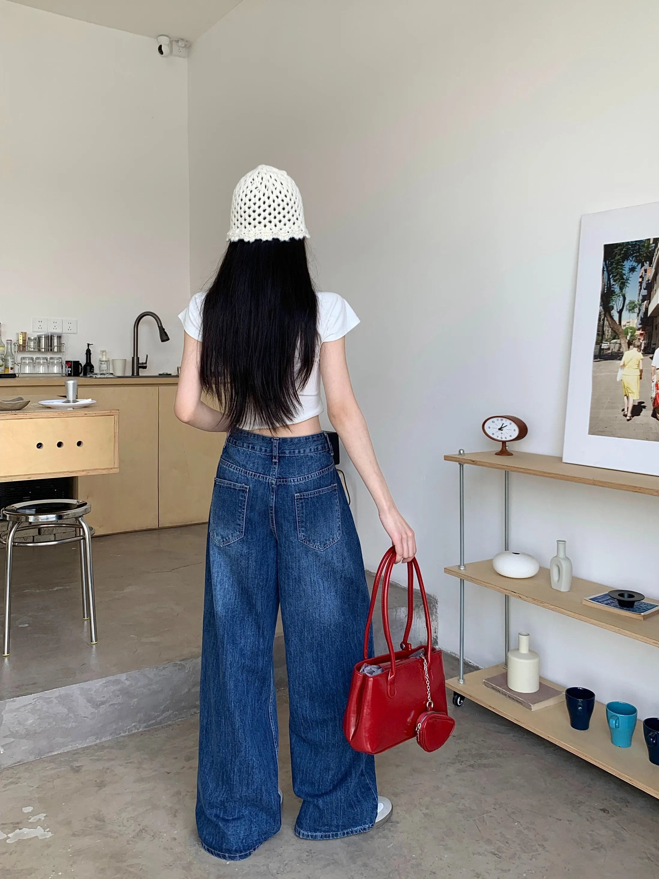 Джинсы Femme, пышные женские брюки, мешковатые Y2K, уличная одежда, винтажная мода, оверсайз, широкий крой, свободный крой, черный, готический, корейский
Джинсы Femme, пышные женские брюки, мешковатые Y2K, уличная одежда, винтажная мода, оверсайз, широкий крой, свободный крой, черный, готический, корейский