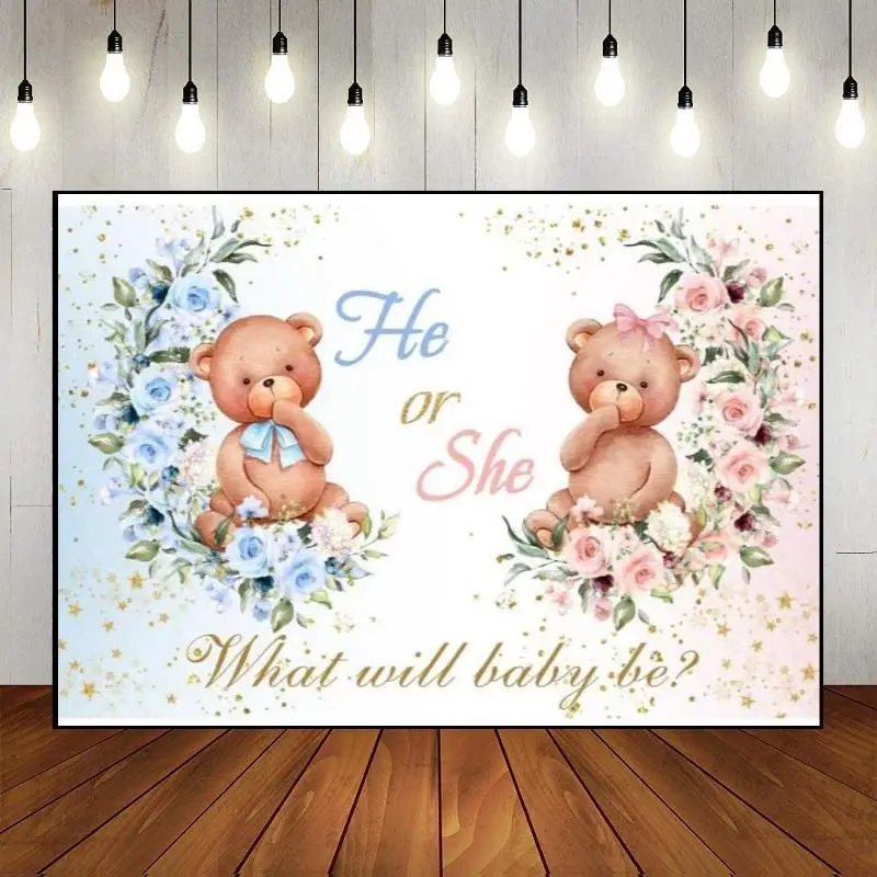 Cute Golden Gender Reveal Baby Shower Party Backdrop Decoration Background Banner Newborn Balloon Custom Photo Photography Wall
Cute Golden Gender Reveal Baby Shower Party Backdrop Decoration Background Banner Newborn Balloon Custom Photo Photography Wall