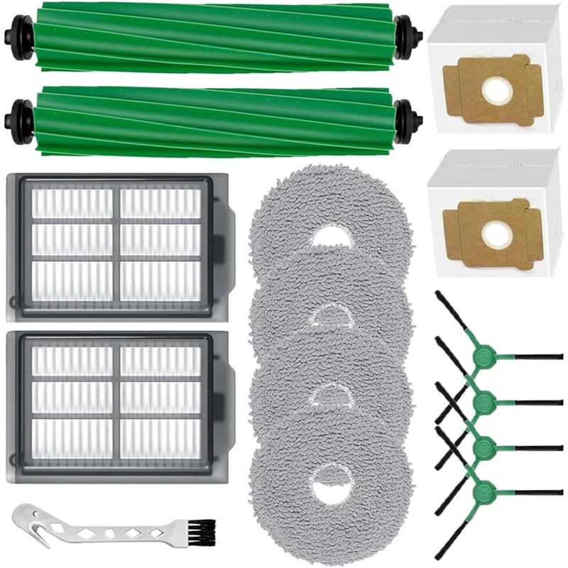 【KITCHEN GADGET】Replacement Accessories Set For Irobot Roomba Plus 505/405 Combo- Main Side Brush, Filter, Mop Bag For Vacuum Cl
【KITCHEN GADGET】Replacement Accessories Set For Irobot Roomba Plus 505/405 Combo- Main Side Brush, Filter, Mop Bag For Vacuum Cl