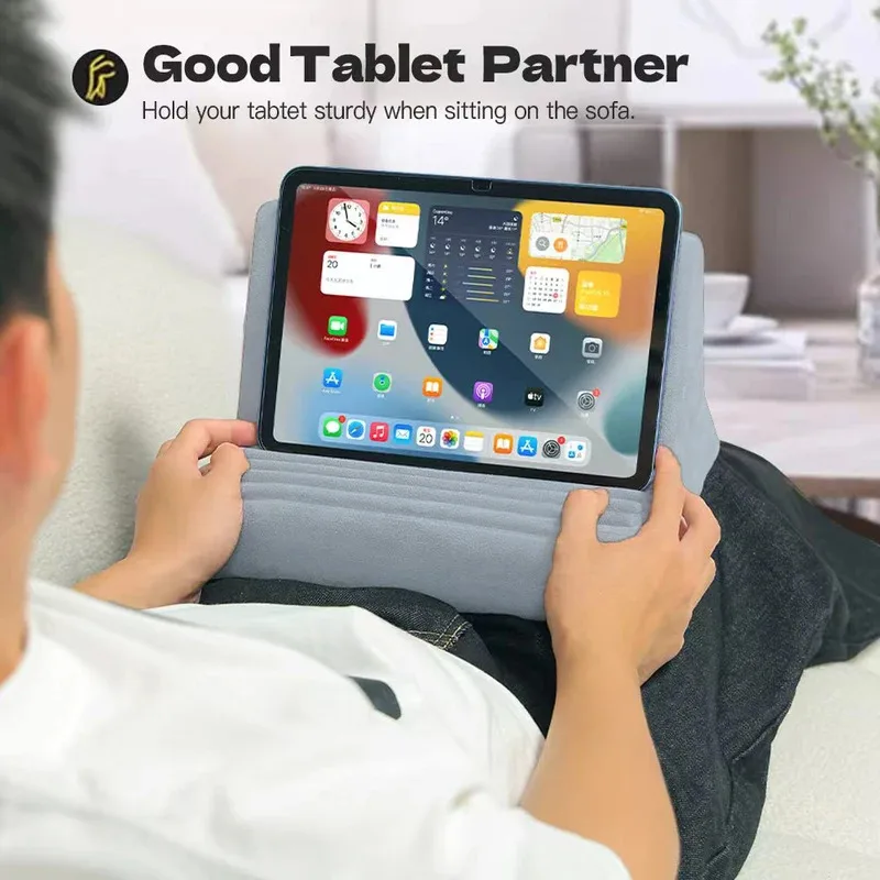 Многофункциональная подставка-подушка для планшетов - портативный регулируемый держатель для фаблетов и электронных книг
Многофункциональная подставка-подушка для планшетов - портативный регулируемый держатель для фаблетов и электронных книг