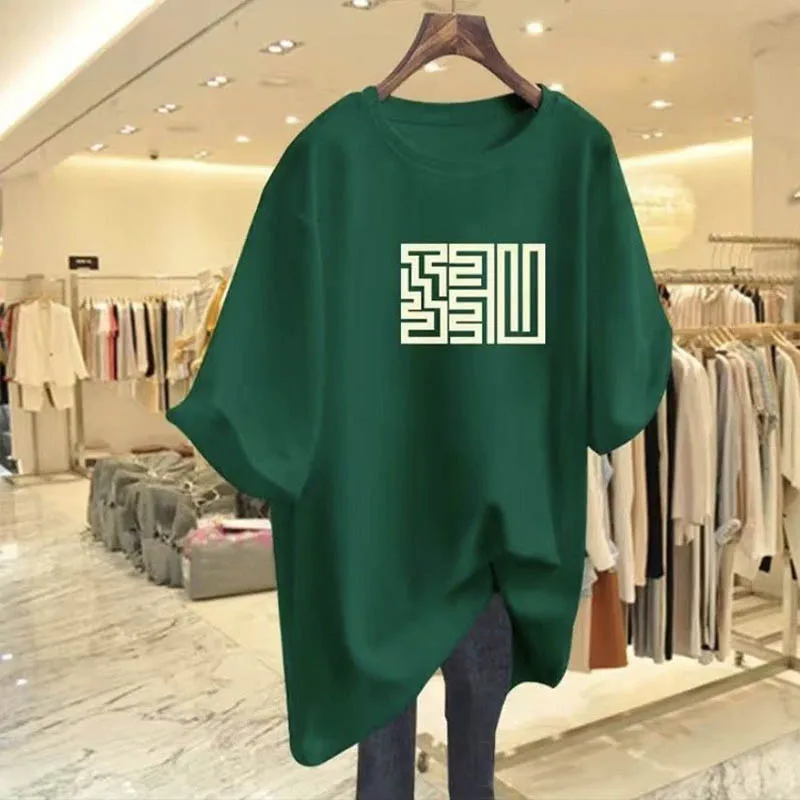 Women's Clothing Fashion All-match Pure Cotton Basic T-shirts Summer Casual Loose Geometric Print Top Tee Office Lady Pullovers
Women's Clothing Fashion All-match Pure Cotton Basic T-shirts Summer Casual Loose Geometric Print Top Tee Office Lady Pullovers