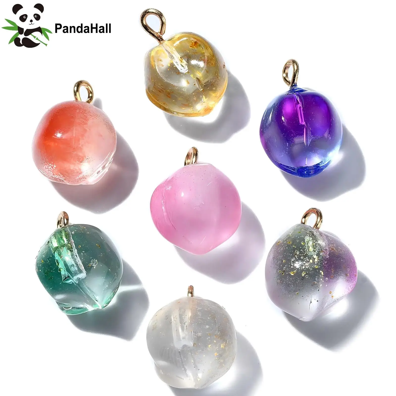 PandaHall 50Pcs Random Transparent Spray Painted Glass Peach Pendants Colorful Fruit Glass Charms for Jewelry DIY Crafts Making
PandaHall 50Pcs Random Transparent Spray Painted Glass Peach Pendants Colorful Fruit Glass Charms for Jewelry DIY Crafts Making