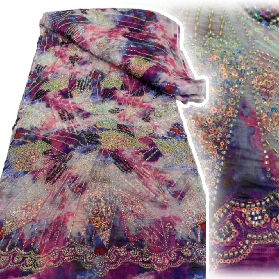 Hot Sale New Advanced Printed Fabric 2025 New Luxury Sequins Tulle Beads Lace Fabric for Wedding Dresses Sewing Material CC1620
Hot Sale New Advanced Printed Fabric 2025 New Luxury Sequins Tulle Beads Lace Fabric for Wedding Dresses Sewing Material CC1620